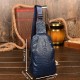 Men Alligator Genuine Leather Anti-theft Multifunctional Crossbody Bag Chest Bag Sling Bag Men Alligator Genuine Leather Anti-theft Multifunctional Crossbody Bag Chest Bag Sling Bag