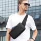 Men Multi-carry Sport Casual Business Solid Color Shoulder Bag Chest Bag Men Multi-carry Sport Casual Business Solid Color Shoulder Bag Chest Bag