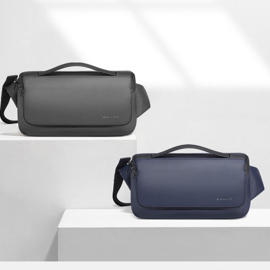 Men Multi-carry Sport Casual Business Solid Color Shoulder Bag Chest Bag Men Multi-carry Sport Casual Business Solid Color Shoulder Bag Chest Bag