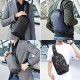 Men Oxford Cloth Multi-carry Casual Solid Color Business Shoulder Bag Chest Bag With USB Charging Men Oxford Cloth Multi-carry Casual Solid Color Business Shoulder Bag Chest Bag With USB Charging