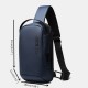 Men Oxford Cloth Multi-carry Casual Solid Color Business Shoulder Bag Chest Bag With USB Charging Men Oxford Cloth Multi-carry Casual Solid Color Business Shoulder Bag Chest Bag With USB Charging
