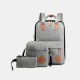 Men 3PCS USB Charging Earphone Hole 15.6 Inch Laptop Bag Multifunction Backpack Men 3PCS USB Charging Earphone Hole 15.6 Inch Laptop Bag Multifunction Backpack
