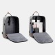 Men 3PCS USB Charging Earphone Hole 15.6 Inch Laptop Bag Multifunction Backpack Men 3PCS USB Charging Earphone Hole 15.6 Inch Laptop Bag Multifunction Backpack