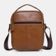 Bullcaptain Men Genuine Leather Multi-pocket Casual Crossbody Bag Shoulder Bag Bullcaptain Men Genuine Leather Multi-pocket Casual Crossbody Bag Shoulder Bag