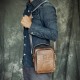 Bullcaptain Men Genuine Leather Multi-pocket Casual Crossbody Bag Shoulder Bag Bullcaptain Men Genuine Leather Multi-pocket Casual Crossbody Bag Shoulder Bag