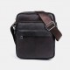 Bullcaptain Men Genuine Leather Multifunction Anti-theft Vintage Crossbody Bag Shoulder Bag Bullcaptain Men Genuine Leather Multifunction Anti-theft Vintage Crossbody Bag Shoulder Bag