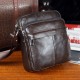 Bullcaptain Men Genuine Leather Multifunction Anti-theft Vintage Crossbody Bag Shoulder Bag Bullcaptain Men Genuine Leather Multifunction Anti-theft Vintage Crossbody Bag Shoulder Bag