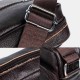 Bullcaptain Men Genuine Leather Multifunction Anti-theft Vintage Crossbody Bag Shoulder Bag Bullcaptain Men Genuine Leather Multifunction Anti-theft Vintage Crossbody Bag Shoulder Bag