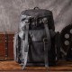 Men PU Leather Vintage Business Style Solid Color Multi-pocket 15 Inch Laptop Bag Travel Bag Backpack Men PU Leather Vintage Business Style Solid Color Multi-pocket 15 Inch Laptop Bag Travel Bag Backpack