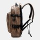 Men PU Leather USB Charging Business Casual Waterproof 14 Inch Laptop Bag Student School Bag Adjustable Backpack Men PU Leather USB Charging Business Casual Waterproof 14 Inch Laptop Bag Student School Bag Adjustable Backpack