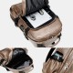 Men PU Leather USB Charging Business Casual Waterproof 14 Inch Laptop Bag Student School Bag Adjustable Backpack Men PU Leather USB Charging Business Casual Waterproof 14 Inch Laptop Bag Student School Bag Adjustable Backpack