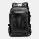 Men PU Leather USB Charging Business Casual Waterproof 14 Inch Laptop Bag Student School Bag Adjustable Backpack Men PU Leather USB Charging Business Casual Waterproof 14 Inch Laptop Bag Student School Bag Adjustable Backpack