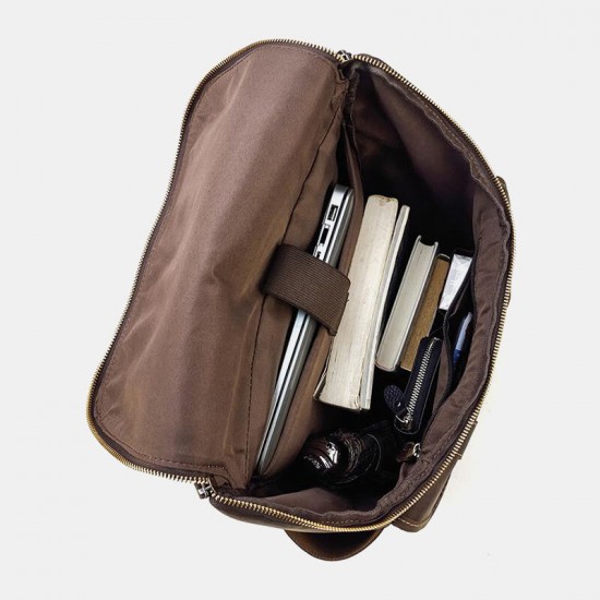 Men Vintage Multi-pocket Anti-theft 15.6 Inch Laptop Backpack Men Vintage Multi-pocket Anti-theft 15.6 Inch Laptop Backpack