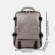 Men Faux Leather Large Capacity Casual Business Retro Fashion 13.3 Inch Laptop Bag Backpack Men Faux Leather Large Capacity Casual Business Retro Fashion 13.3 Inch Laptop Bag Backpack