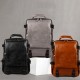 Men Faux Leather Large Capacity Casual Business Retro Fashion 13.3 Inch Laptop Bag Backpack Men Faux Leather Large Capacity Casual Business Retro Fashion 13.3 Inch Laptop Bag Backpack