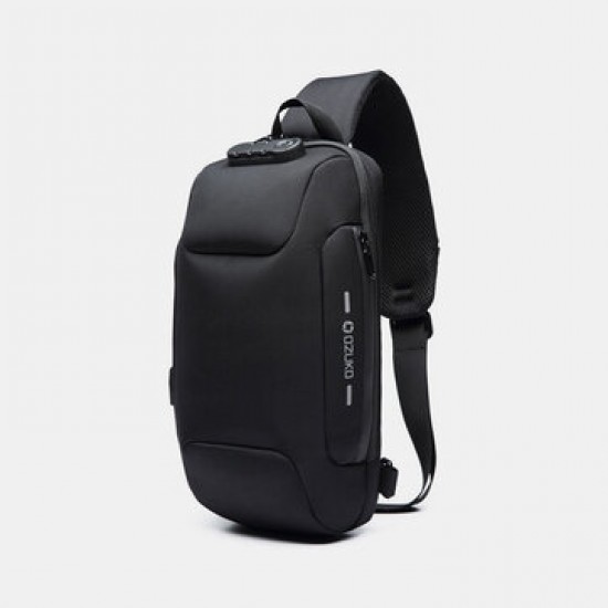 Men Anti-theft USB Charging Multi-Layers Waterproof Crossbody Bag Chest Bag Sling Bag Men Anti-theft USB Charging Multi-Layers Waterproof Crossbody Bag Chest Bag Sling Bag