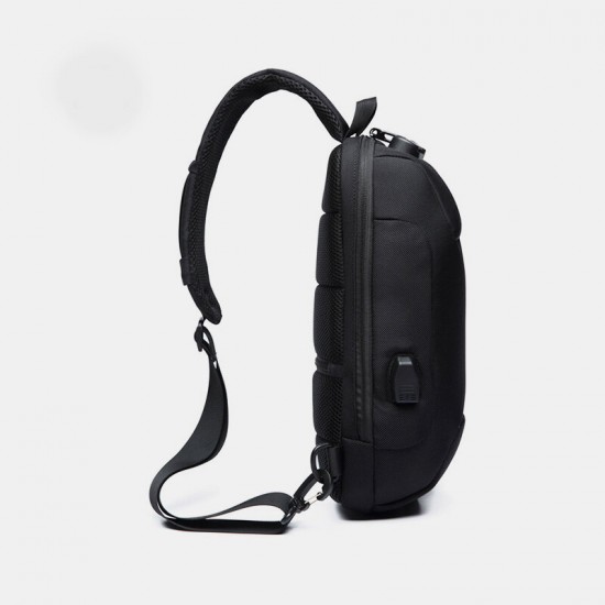 Men Anti-theft USB Charging Multi-Layers Waterproof Crossbody Bag Chest Bag Sling Bag Men Anti-theft USB Charging Multi-Layers Waterproof Crossbody Bag Chest Bag Sling Bag