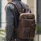 Men Genuine Leather Large Capacity Retro Casual Fashion 14 Inch Laptop Bag Travel Bag Business Backpack Men Genuine Leather Large Capacity Retro Casual Fashion 14 Inch Laptop Bag Travel Bag Business Backpack