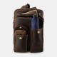 Men Genuine Leather Large Capacity Retro Casual Fashion 14 Inch Laptop Bag Travel Bag Business Backpack Men Genuine Leather Large Capacity Retro Casual Fashion 14 Inch Laptop Bag Travel Bag Business Backpack