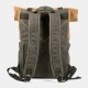 Men Genuine Leather Cowhide and Canvas Patchwork Outdoor Waterproof Anti-theft Hiking 14 Inch Laptop Backpack Men Genuine Leather Cowhide and Canvas Patchwork Outdoor Waterproof Anti-theft Hiking 14 Inch Laptop Backpack