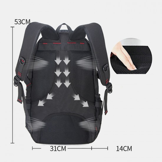 Men Large Capacity Outdoor Waterproof USB Charging Multi-pocket 14 Inch Laptop Bag Travel Climbing Backpack Men Large Capacity Outdoor Waterproof USB Charging Multi-pocket 14 Inch Laptop Bag Travel Climbing Backpack