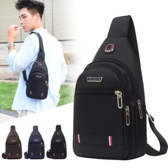 Men Nylon Waterproof Fashion Casual Outdoor Chest Bag Crossbody Bag Men Nylon Waterproof Fashion Casual Outdoor Chest Bag Crossbody Bag