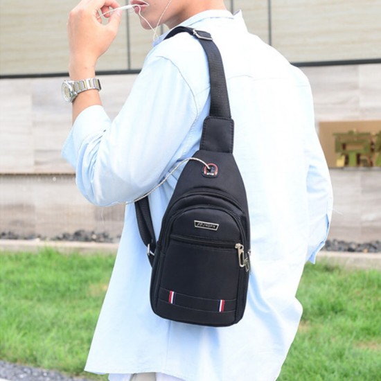 Men Nylon Waterproof Fashion Casual Outdoor Chest Bag Crossbody Bag Men Nylon Waterproof Fashion Casual Outdoor Chest Bag Crossbody Bag