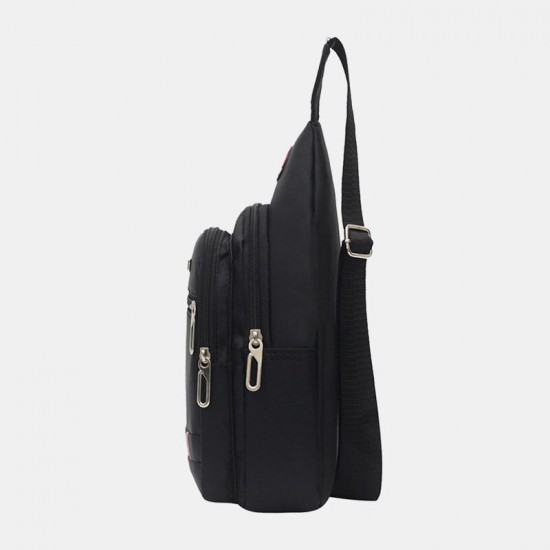 Men Nylon Waterproof Fashion Casual Outdoor Chest Bag Crossbody Bag Men Nylon Waterproof Fashion Casual Outdoor Chest Bag Crossbody Bag