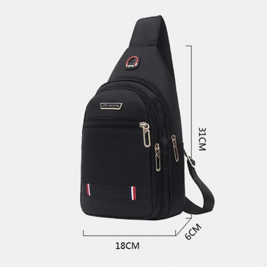 Men Nylon Waterproof Fashion Casual Outdoor Chest Bag Crossbody Bag Men Nylon Waterproof Fashion Casual Outdoor Chest Bag Crossbody Bag