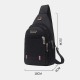 Men Nylon Waterproof Fashion Casual Outdoor Chest Bag Crossbody Bag Men Nylon Waterproof Fashion Casual Outdoor Chest Bag Crossbody Bag