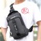 Men Nylon USB Charging Casual Outdoor Brief Chest Bag Shoulder Bag Backpack
