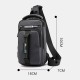 Men Nylon USB Charging Casual Outdoor Brief Chest Bag Shoulder Bag Backpack Men Nylon USB Charging Casual Outdoor Brief Chest Bag Shoulder Bag Backpack