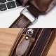 Men Genuine Leather Cowhide Triangle Shape Fashion Retro Business Shoulder Bag Chest Bag Men Genuine Leather Cowhide Triangle Shape Fashion Retro Business Shoulder Bag Chest Bag