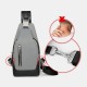 Men Oxford USB Charging Waterproof Casual Outdoor Crossbody Bag Chest Bag Sling Bag Men Oxford USB Charging Waterproof Casual Outdoor Crossbody Bag Chest Bag Sling Bag