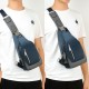 Men Oxford USB Charging Waterproof Casual Outdoor Crossbody Bag Chest Bag Sling Bag Men Oxford USB Charging Waterproof Casual Outdoor Crossbody Bag Chest Bag Sling Bag