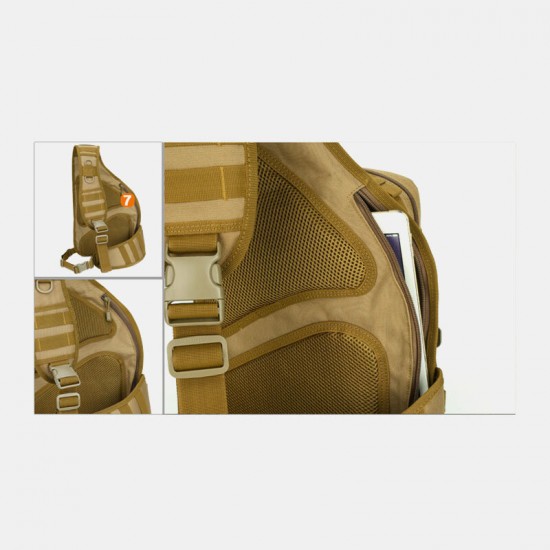 Men Nylon Tactical Camouflage Riding Camping Sport Outdoor Shoulder Bag Chest Bag Men Nylon Tactical Camouflage Riding Camping Sport Outdoor Shoulder Bag Chest Bag