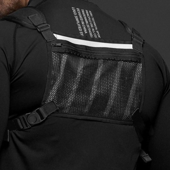 Unisex Oxford Cloth Camouflage Tactical Waterproof Reflective Multi-pocket Outdoor Climbing Vest Bag Backpack Unisex Oxford Cloth Camouflage Tactical Waterproof Reflective Multi-pocket Outdoor Climbing Vest Bag Backpack