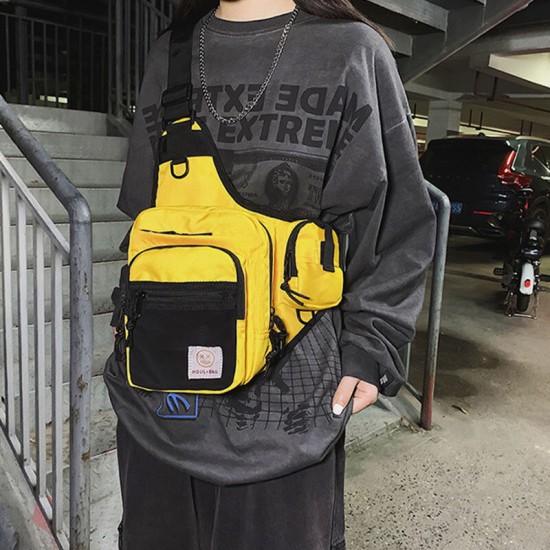 Unisex Oxford Cloth Multifunctional Tactical Reflective At Night Personality Hip-hop Chest Bag Shoulder Bag Unisex Oxford Cloth Multifunctional Tactical Reflective At Night Personality Hip-hop Chest Bag Shoulder Bag