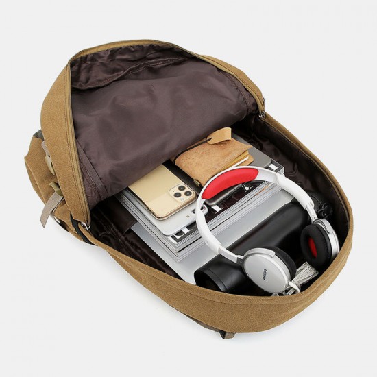 Men Canvas Large Capacity Tactical Outdoor Travelling 14 Inch Laptop Bag School Bag Backpack Men Canvas Large Capacity Tactical Outdoor Travelling 14 Inch Laptop Bag School Bag Backpack