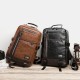 Men Faux Leather Large Capacity 16 Inch Laptop Bag School Bag Travel Backpack Men Faux Leather Large Capacity 16 Inch Laptop Bag School Bag Travel Backpack