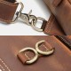 Men Genuine Leather Cowhide Retro Fashion Chest Bag Crossbody Bag Sling Bag Men Genuine Leather Cowhide Retro Fashion Chest Bag Crossbody Bag Sling Bag