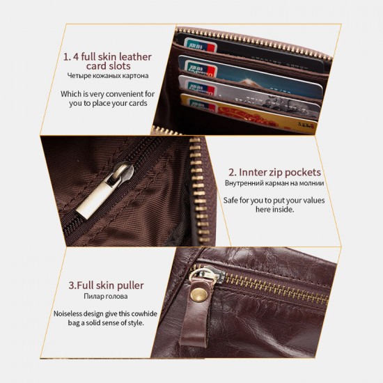 Men Genuine Leather Retro Sport Outdoor Multi-carry Chest Bag Sling Bag Crossbody Bag Waist Bag Men Genuine Leather Retro Sport Outdoor Multi-carry Chest Bag Sling Bag Crossbody Bag Waist Bag