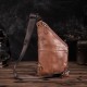 Men Genuine Leather Multi-Carry Retro 9 Inch Large Capacity Phone Camera Chest Bags Crossbody Bag Men Genuine Leather Multi-Carry Retro 9 Inch Large Capacity Phone Camera Chest Bags Crossbody Bag