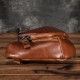 Men Genuine Leather Multi-Pocket Retro 9 Inch Large Capacity Waterproof Phone Chest Bags Crossbody Bag Men Genuine Leather Multi-Pocket Retro 9 Inch Large Capacity Waterproof Phone Chest Bags Crossbody Bag