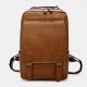 Men PU Leather Vintage Business Waterproof Wear-Resistant Large Capacity 15.6 Inch Laptop Bag Backpack Men PU Leather Vintage Business Waterproof Wear-Resistant Large Capacity 15.6 Inch Laptop Bag Backpack