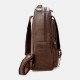 Men PU Leather Vintage Business Waterproof Wear-Resistant Large Capacity 15.6 Inch Laptop Bag Backpack Men PU Leather Vintage Business Waterproof Wear-Resistant Large Capacity 15.6 Inch Laptop Bag Backpack