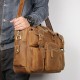 Men Genuine Leather Detachable Strap Large Multi-Pocket 15.6 Inch Laptop Bag Briefcase Messenger Bag Crossbody Bags Men Genuine Leather Detachable Strap Large Multi-Pocket 15.6 Inch Laptop Bag Briefcase Messenger Bag Crossbody Bags