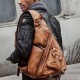 Ekphero Men Triangle Chest Bag Retro Pu Leather B6 Paratroopers Large Capacity Leather Soft Casual Bags Shoulder Bag Ekphero Men Triangle Chest Bag Retro Pu Leather B6 Paratroopers Large Capacity Leather Soft Casual Bags Shoulder Bag