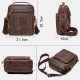 Men Genuine Leather Multifunction Multi-Pocket Vintage Briefcases Messenger Bag Crossbody Bag Handbag Men Genuine Leather Multifunction Multi-Pocket Vintage Briefcases Messenger Bag Crossbody Bag Handbag