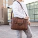 Men PU Leather Multifunction Multi-Pocket Vintage Messenger Bag Crossbody Bag Handbag Shoulder Bag Men PU Leather Multifunction Multi-Pocket Vintage Messenger Bag Crossbody Bag Handbag Shoulder Bag